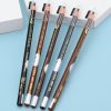 12 Pcs Waterproof Sweat-proof Eyebrow Pencil Non Smudge Long Lasting (random Color)