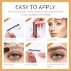 Eye Brow Stamper One Step Eyebrow Stamp Shaping Kit Brow Powder Stamp Makeup With 3 Reusable Eyebrow Stencils And Eyebrow Pen Brushes Hairline