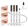 1 Piece 4 Tip Eyebrow Pen | Waterproof Tattoo Tint Fine Sketch Liquid Eyebrow Pencil | Creates Natural Makeup Effect