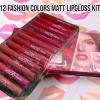 12 Shade Pack Shiny Gosh Lipgloss Pack Of 12, For Enhance Your Beauty Look