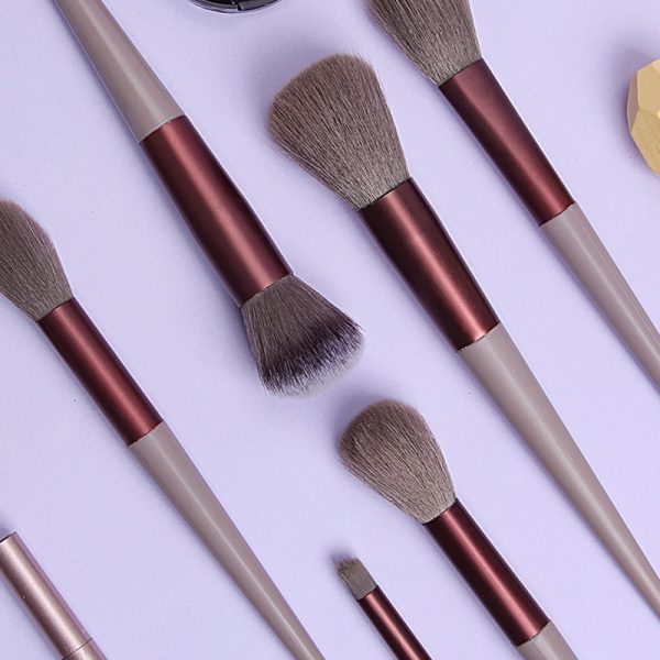 13 Pcs Professional Makeup Brushes Set Travel Portable Soft Makeup Brushes Set Eye Shadow Foundation Powder Eyelash Lip Concealer Blush Make Up Brush Set
