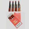 4in1 Trending Lipstick Set Cigarette Shape Matte Long Lasting Easy To Colour Non-sticky Unfading Lip Gloss Makeup Cosmetic For Makeup