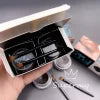 New Fit Me 2color Waterproof Eyebrow Gel Eyeliner Gel With 2pcs Brush Set