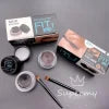 New Fit Me 2color Waterproof Eyebrow Gel Eyeliner Gel With 2pcs Brush Set