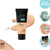 Maybelline New York Fit Me Matte & Poreless Liquid Foundation 18ml Tube – 120 Classic Ivory – For Normal To Oily Skin
