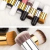 Chubby Pier Foundation Brush Flat Cream Makeup Brushes Professional Cosmetic Makeup Brush – 1 Pcs