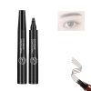 Natural Long Lasting Eyebrow Pen Waterproof Fork Tip Eyebrow Tattoo Pencil Women Eye Cosmetic Beauty Makeup | Eyebrow Marker Pen