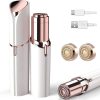 Rechargeable Facial Hair Remover Hair Trimmer For Eye Chin Cheeks Upper Lip For Girls & Women