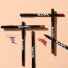 2 In 1 Blk/opl Eye Pencil With Sharpener, Makeup Smooth Cosmetic Beauty Eyebrow Tool