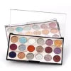 Miss Rose 18 Colors Sequins Glitter Powder High Gloss Pearly Eye Shadow Palette