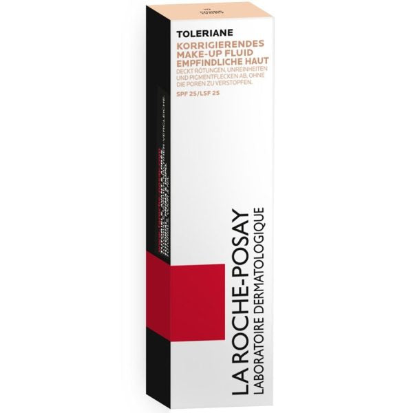 La Roche-posay Toleriane Corrective Liquid Foundation Spf 25 – High-coverage, Lightweight Makeup For Sensitive Skin – 30ml – Shade: Ivory