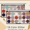 Mocallure Professional 18-color Glitter Eyeshadow Palette – Bold, Shimmering Shades For Every Look