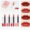 4in1 Trending Lipstick Set Cigarette Shape Matte Long Lasting Easy To Colour Non-sticky Unfading Lip Gloss Makeup Cosmetic For Makeup