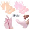 Combo Pack Off 2 Silicone Socks And Gloves For Moisturizing Hands And Feet