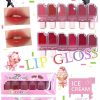 (pack Of 6 ) Crazy Girl Ice Cream Matte Lipgloss,