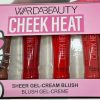 Pack Of 6 Cheek Heat Shimmer Gel-cream Blush,