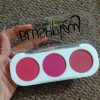 3 Color Makeup Blush Palette Mineral Powder Red Rouge Long Lasting Natural Cheek Blusher (random Color)