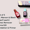 5 In 1 Makeup Beauty Deal Nail Polish, Nail Polish Remover, Foundation, Primer