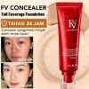 Red Diamond Fv Foundation, Oil Absorb Liquid Foundation | Best Tube Foundation 30g