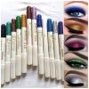Pack Of 12 Flormar Glitter Multipurpose Pencils Glitter Eyeliner Pencils – Metallic Colors Eyeliners Eyeshadow Pencil Set, Natural Long Lasting (random Color)