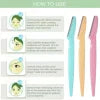 Pack Of 3 – Tinkle Eyebrow Razor, Face Hair Removal And Shaper, Facial Razor For Girls (random Color)