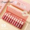 Dragon Ranee – 10 Mini Cartoon Mirror Lip Gloss Set | Best Quality Lipgloss Set | Lipgloss For Girls | Lipgloss For Women – Waterproof Lipgloss Set